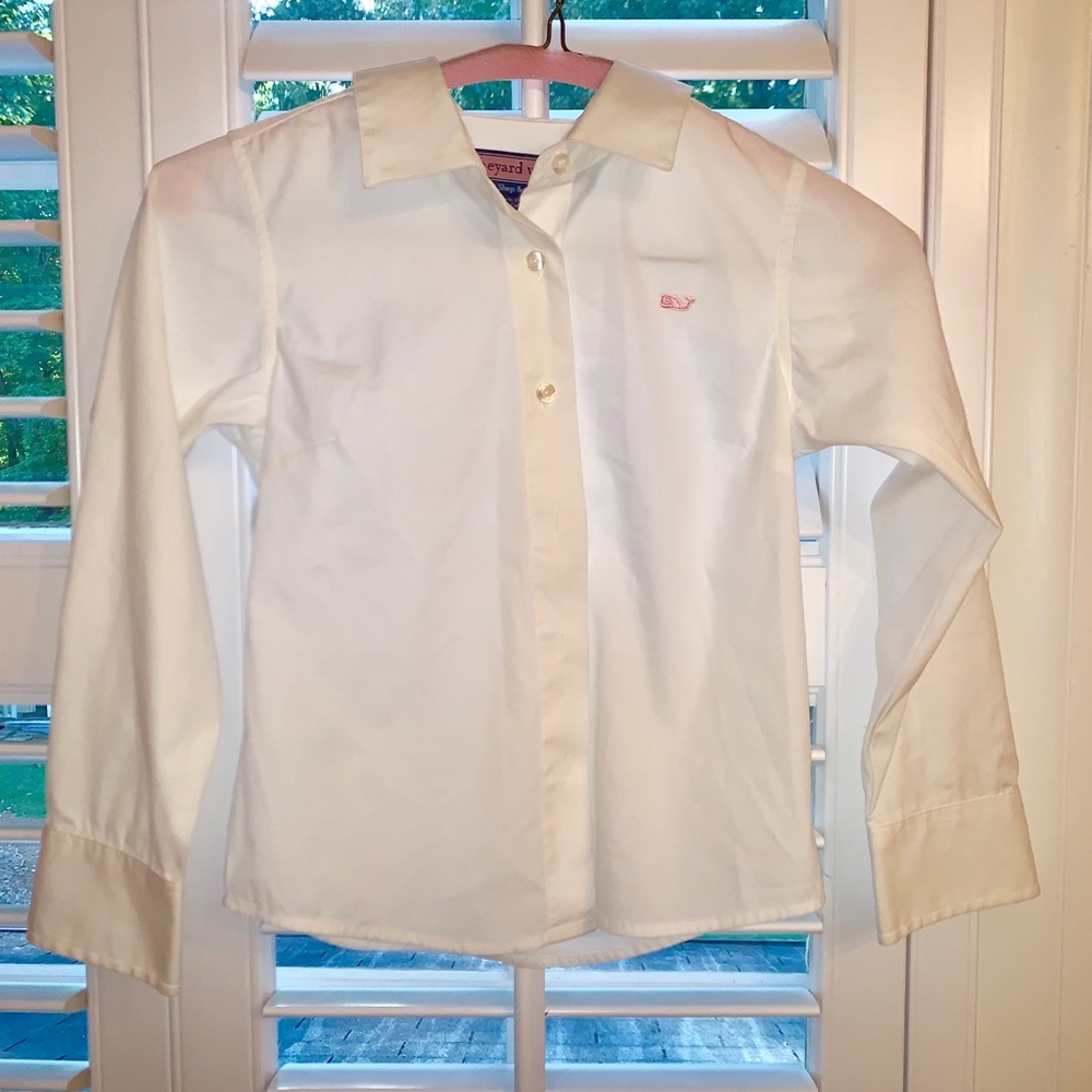 Vineyard Vines classic prep Oxford blouse